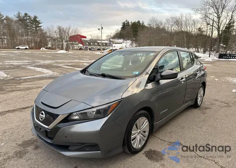 2019 Nissan Leaf S z USA, uszkodzony, nr VIN 1N4AZ1CP5KC309480